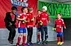 Så hoppande glad blir ein for å få premie i Kiwi Cup. FOTO: ELLEN MARIE HAGEVIK