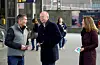 Fredag var skattedirektør Nina Schanke Funnemark og finansminister Trygve Slagsvold Vedum (Sp) på Oslo S for å snakke med folk om skattemeldinga og moglegheiter for frådrag i forkant av fristen for innlevering som går ut ved midnatt tysdag.