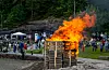 Full fyr på Førdestranda.