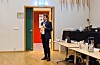 Rådmann Jostein Førre i kommunestyremøte i november 2020.