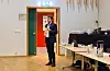 Rådmann Jostein Førre i kommunestyremøte i november 2020.