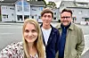 Dagleg leiar Susanne Lie Vallestad, journalist Thomas Vallestad Drageset og redaktør Torstein Tysvær Nymoen i Vestavind er glad for at dei minste avisene er prioritert ekstra i årets fordeling av den offentlege produksjonsstøtta til mediebedriftene.ARKIVFOTO: SUSANNE LIE VALLESTAD