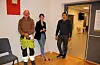 Nikolajs Litvjakovs, Maria Revheim og Mike Kuse rakk heldigvis å røysta - med rundt ni minutt til gode.