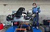 Harald Nappen fekk i helga gjort unna ei solid treningsøkt før NM i gokart i august. Foto: Kari Grutle Nappen / Nappen Motorsport