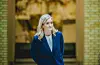 Justis- og beredskapsminister Emilie Enger Mehl (Sp) førebur seg på at tilstrøyminga av ukrainske flyktningar kan bli svært stor. FOTO: STIAN LYSBERG SOLUM / NTB / NPK