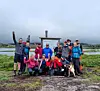 Tusen takk for en fin uke i fjellet sammen. Vel gjennomført Norge på tvers 63 grader nord.#norgepåtvers #utpåtur #visittrøndelag #visitnorway #vestavindsveio #sveio #dnt