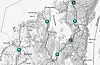 Oversiktskart over ulukker med vilt og motokøyretøy i Sveio.
