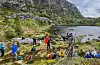 Ved Trodlavatnet delte idrettslaget ut premiar til dei yngste deltakarane. Foto: Privat