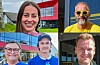 Oppe frå venstre: Linn Therese Erve (Sveio Ap) og Jarle Jacobsen (Sveio KrF). Nede frå venstre: Ruth G. Eriksen, Bjørn Magnus Klyve Olsen (Sveio Frp) og Lars Fjeldstad (Sp Vestland).