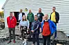 Stortingskandidatar for Hordaland klare til debatt på Sjøhuset i Buavåg. Framme f.v. Odd Harald Hovland (2. kandidat for Ap), Anna Sofie Ekeland Valvatne (5. kandidat for SV), Ruth G. Østebøvik Eriksen (varaordførar i Sveio kommune og 7. kandidat for FrP) og møteleiar Helge Bua.Bak f.v. Ove Trellevik (stortingsrepresentant og 2. kandidat for Høgre), Nils T. Bjørke (Nils T. Bjørke (stortingsrepresentant og 2. kandidat for Sp), Geir Angeltveit (3. kandidat for Venstre) og Morten Helland (4. kandidat for KrF). MDG var inviterte til å vera med, men hadde ikkje høve til å stilla.