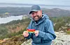 Vidar Fylkesnes på Emberlandsnipa. FOTO: PRIVAT