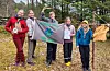 Patrulje Ørn frå Førde vann for fjerde år på rad. Får venstre Ida Ottesen Frimannslund, Amalia Vincenza Mocci, Maja Jørgine Matre Aronsen, Lara Marie Mocci og Tuva Ottesen. FOTO: PRIVAT