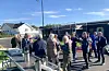 Kaffikos ute under visninga for dei som alt har kjøpt