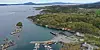 Dronefoto frå Buavåg, mai 2021.