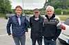 John Kristian Økland (t.v.) Mikal Møller Hovda og Lars Einar Hollund meiner det er på tide å kome i gang med regulering av 370 mål næringsareal på Haukås.FOTO: TORSTEIN TYSVÆR NYMOEN