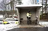 UP er stadig på plass på E39 i Sveio. Fredag vart mange tatt i Førde.THOMAS VALLESTAD DRAGESET