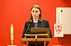 Tatsiana Kozel (Ap) meinte Sveio heller må prioritera arbeidet til frivillige organisasjonar i eigen kommune. Arkivfoto: Morten Vågset Møller