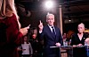 Den raudgrøne blokka – leidd av Ap-leiar og statsminister Jonas Gahr Støre – ligg hårfint framfor borgarleg side på målingane i august. Til høgre: SV-leiar Kirsti Bergstø. Foto: Javad Parsa / NTB / NPK