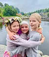 Johanne Osa Erve (t.v.), Adelen Salte-Enoksen og Ulrikke Husebø.FOTO: LINN THERESE ERVE