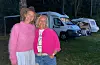 Birgitte Bua og Mona E Ervesvåg gjekk for rosa denne kvelden. Foto: Anne Synnøve Breistig