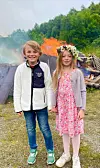 Andreas Remøy Bertelsen og Johanna Osa Erve.FOTO: LINN THERESE ERVE