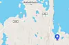 Det var i Trodlahaugvegen at den skada ugla blei funne.ILLUSTRASJON: MAPBOX/OPENSTREETMAP