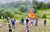 Frå sanlthansfeiringa på Rophus.FOTO: LINN THERESE ERVE