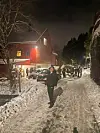 Brit Elin Hovda Mølstre syntes det var kjekt at så mange kom til markeringa.FOTO: PRIVAT
