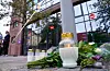Blomstrar lagde ned ved Nav Årstad i Bergen etter at ein av dei tilsette vart drepen på jobb. Foto: Torstein Bøe / NTB / NPK