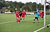 Sveio kom tidlig under mot Skjold/Stegaberg, men slo tilbake etter pause og tok sin andre trepoenger i høstsesongen. Fra venstre: Bo Hovland Jepsen, Thomas Røyksund (Skjold/Stegaberg), Stian Katla, keeper Halvor Bjelland, Emil Hinderlid Misje og Anders Tendeland.Foto: Alf-Einar Kvalavåg / Tysvær Bygdeblad