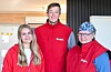 Så høgt ragar eigentleg journalist Morten Vågset Møller over dagleg leiar Susanne Lie Vallestad, og redaktør Ellen Marie Hagevik. Foto: Vestavind