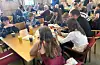 Fullt hus i Sørhaug bedehus. Foto: Privat