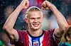 Noregs Erling Braut Haaland etter kampslutt i VM-kvalifiseringskampen i fotball for menn mellom Noreg og Italia på Ullevaal stadion i Oslo. Foto: Lise Åserud / NTB / NPK