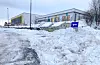 Snøhaugane veks etter fleire dagar med kvit nedbør. Foto: Einar Vestvik
