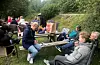 Frå sankthansfeiringa i Flatnesvikjå på Våga.FOTO: ARNE VALEN