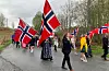 Det var bra vind for å halda flagg.FOTO: LENE ELISABETH DRAGESET