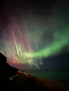 Nordlys frå Ryvarden. FOTO: ODA OLSEN LYNGHOLM