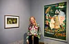 Sophia Jansson, niesen til Mummi-skaperen Tove Jansson, mener at Mummitroll-bøkene fanger uroen i vår samtid, men som i bøkene håper hun på en lykkelig slutt. Foto: Viktoria Bank / TT / NTB / NPK