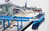 MV «Yara Birkeland» er det første sjølvkøyrande batteridrivne containerfartøyet i verda. Skipet blei døypt i 2022. Her er det ved kai hos Yara Porsgrunn i Herøya Industripark. Foto: Ole Berg-Rusten / NTB / NPK