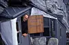 Joachim Rønneberg ved Fieldfarehytta i 1990. Saman med Birger Strømsheim og Olav Aarsæther bygde han den originale hytta i 1944. Foto: Per Roger Lauritzen