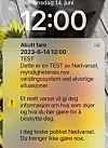 Slik såg heile varselet ut. FOTO: ELLEN MARIE HAGEVIK
