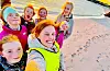 Kretsmeistarar frå venstre: Bertine Ottesen Frimanslund, Lara Marie Mocci, Emilie Grinde Maja Jørgine Matre Aronsen, Amalia Vincenza Mocci, Ida Ottesen Frimanslund og Mathilde Matre Aronsen.FOTO: PRIVAT