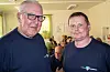 Alf Edvin Hovda (t.v.) og Svein Olaf Bua leia folkemøtet på Bua, der salen summa av engasjement og spenstige idear fekk fritt rom. FOTO: EINAR VESTVIK