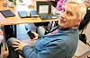 Per Sigurd Wathne mista telefonen i sjøen under ein fisketur, heldigvis fekk han tilbake alle kontaktane i sin nye telefon.FOTO: THOMAS VALLESTAD DRAGESET