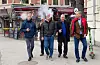 «Dampegubbar»: Frå venstre Trond Meier, Kim Dabelstein Petarsen, Jørn Gisle Kleveland Lerstad, Frank Tinmannsvik og Eirik Befrits. Foto: May Grethe Lerum / NPK