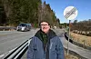 Olav Bergmål er overraska over at Statens Vegvesen vil vurdere å sette opp fartsgrensa på Haukås.FOTO: TORSTEIN TYSVÆR NYMOEN