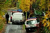Politietterforskarar på staden etter drapsforsøket. Etter å ha køyrt Nygaard til sjukehus, måtte ambulansen returnere til åstaden for at ambulansepersonellet skulle påvise kvar Nygaard blei skoten.
