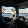 Finland september 2020; Inge Tommy Lie (far til Håvard) på veg til Hammerfest med sprengstoff til boring i Barentshavet.