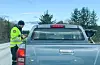 Politiet stoppa 21 førarar under kontrollen. FOTO: ELLEN MARIE HAGEVIK
