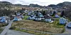 Dronefoto over Førde sentrum, 21. april 2021.